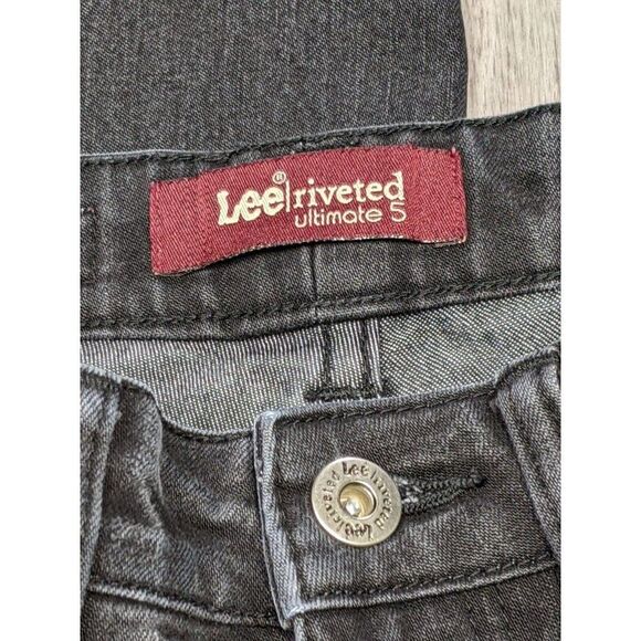 Lee Women's Straight Leg Jeans - Black - Picture 5 of 12